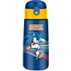 Seven Borraccia Kid Sonic, Blu, 460 ml, Acciaio Inox, BPA free, Ermetica, Caldo 12h/freddo 24 h, A prova di perdite, Riutilizzabile, Scuola, Sport, Viaggio, Bambino, Idea regalo