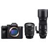 Sony Alpha ILCE-7 IV + Sony 24-105mm + 150-600mm