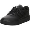 adidas Donna Court Platform Shoes, Core Black / Core Black / Cloud White, 40 2/3 EU