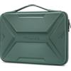 MOSISO 15-16 Pollici Custodia Rigida Laptop,15,6 Pollici Custodie Impermeabile Antiurto Borsa Computer Compatibile con MacBook HP Dell,Geometrico Artistico EVA Carry Caso con Maniglia, Verde Antico
