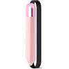 MoKo Custodia Porta Matite Adatta per Apple Pencil (PRO e USB-C e 1a e 2a Gen), Tasca Elastica Staccabile per Penna Stylus con Elastico Attaccato alla Custodia dell'iPad, Fiore Rosa