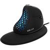 DELUX Mouse Verticale Con Filo, Mouse Ergonomico con 6 Pulsanti e Rotella, 4000 DPI, Clic silenzioso, Luce RGB, con Poggiapolsi Rimovibile Magneticamente, per Laptop/PC/Mac (M618XSU)
