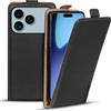 Verco Flip Cover per iPhone 17 Pro Max Case, Flip Style Custodia per iPhone 17 Pro Max, Custodia verticale pieghevole per cellulare, nero