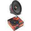 GK SOUND KIT SET DS18 PRO-X6MSE, 1 midrange altoparlante da 16,5 cm 165 mm 6,5 di diametro, 225 watt rms e 450 watt max, 8 ohm, sensibilità di 95 db, casa, 1 pezzo