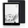 Veidoo Lettore e-book da 6 pollici con grande schermo e-ink, 32 GB ROM, 758 x 1024, 212 DPI, Smart Light regolabile, e-reader Android, altoparlante integrato, tablet WiFi E-Ink con cover (nero)