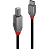 LINDY CABLE USB 2.0 TIPO C A B DE 1 M, LÍNEA ANTRACITA