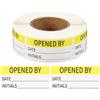 PATIKIL 500 Pezzi Adesive A Rullo Aperte Da Label 2 X 1 Inch Giallo E Nero | Rimovibili, Per Inventario E Cibo, Per Contrassegnare Organizzare Inventario E Contenitori Per Alimenti