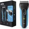 Braun Rasoio elettrico ricaricabile + presa di corrente Braun 3040WD