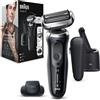 Braun Rasoio Elettrico Braun Series 7 71-N7200cc Trimmer Wet e Dry Nero