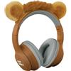 KIDYWOLF 418282, con cavo e senza fili, musica/uso quotidiano, cuffie, marroni