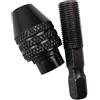 XUPHINX Mandrino autoserrante a cambio rapido multiuso, attacco esagonale universale da 1/4 pollici, ricambio mandrino mini convertitore da 0.3-3.2mm, codolo corto 43mm