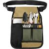 RoxNvm Borsa Porta Attrezzi, Marsupio Portautensili con Cintura, Borsa da Cintura per Attrezzi Professionale Impermeabile Regolabile, per Casa, Giardino, Camper, Pulizia (Nero)