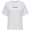 ONLY Onlvivvi Life S/S Lovely Top Jrs, Bianco, L Donna