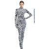 Full Bodysuit Costume intero da donna senza cappuccio Lycra Spandex Zentai Unitard Body - multicolore - Large