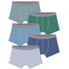 Petit Bateau Set di Boxer per Bambini in Cotone Tinta Unita