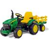 Peg Perego TRATTORE ELETTRICO CAVALCABILE JOHN DEERE GROUND FORCE PER BAMBINI 3 ANNI