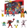 Pokémon SET DI 10 STATUETTE UFFICIALI POKEMON CHARIZARD PIKACHU LUCARIO GRENINJA 5-11 CM