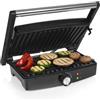 Tristar Griglia a Contatto, 1500 W, Superficie da 27,5 x 18 cm, Apertura a 180°, Uso come Grill da Tavolo, Vaschetta Raccogli Grasso, GR-2830