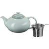 Le Creuset Teiera in gres con infusore in acciaio inossidabile, 1,3 l, Sea Salt