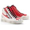 Alpinestars Stated Flair Scarpe da motociclismo, bianco/rosso, 9.5