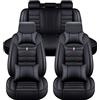 ORDALI Auto Pelle Coprisedili per Kia Sportage 2021 2022 2023,All Inclusive Set CopriSeduta Comfort Durevole Anteriori E Posteriori Copertura Sedili Interni Accessori,B-Black