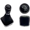 3RG INDUSTRIAL 3RG 20731 Pomello leva cambio nero/argento