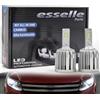 Esselle Parts Kit Full LED H7 CANBUS per VW Tiguan 5N Restyling 6000K Bianco Ghiaccio 9800 Lumen - Portalampade e Centraline Integrate - Plug & Play No Errori - Alta Luminosità