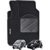 TSM Tappetini per SMART 450/451 dal 1998-2014, Battitacco in Gomma, Made in Italy