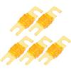 A ABSOPRO Fusibili Per Mini ANL 40A 5 Pezzi Tono Oro Arancione Per Auto