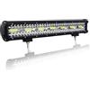 AUXTINGS 57 cm 480W Barra luminosa a LED Pod Luce tripla Luce di guida Off Luci della strada Spot Flood Combo impermeabile Trave LED Cubi Luci per Fuoristrada camioncino ATV UTV SUV,12V 24V CC