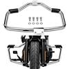 PSLER Paramotore per Sportster 1200 Custom XL1200C 2004-2023; Iron 883 XL883N 2009-2023; Roadster XL1200R '04-08; Forty Eight XL1200X '10-15 (cromato)
