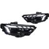 QYKNTXJM Car Styling Testa Della Lampada Compatibile for Audi A3 Faro Lente Del Proiettore 2013-2021 S3 A3L Fari Segnale DRL Accessori Automotive(13-16 Xenon)