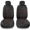 Mossa Coprisedili anteriori compatibili con Seat Ibiza II, III, IV, V (1993- ) - fodere sedili auto - set coprisedili auto universali - 2UNE-RD