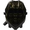 aVDB-moto Fanale Posteriore/Luce Stop LED compatibile con TRIUMPH STREET TRIPLE 765 S/R 2017-2019, 675 / R/X/RX/S 2013-17, 765 RS 2017-19, DAYTONA MOTO2 765 2020-21 Frecce Integrate (Chiaro)