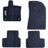 Auto Accessori Lupex Tappetini Auto Compatibili con Captur 2019-2025 | Set 4 Pezzi Anteriori e Posteriori, 2 Clip di Fissaggio, Tappeti Sagomati in Moquette, con Ricamo Lato Guida, Antiscivolo