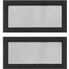 CLARENEL IN MOTION - Griglie di ventilazione sotto sedile (set di 2) per Tesla Model 3/Model Y/Model Y Juniper/Model 3 Highland - Maglia in poliestere nero 24 x 12 cm, fissaggio in velcro