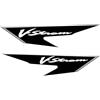 JYRXKUI Adesivo Serbatoio Carburante Moto Rilievo Del Carro Armato Lato Gas Protector Per V-Strom 650 DL650 DL 2006 2007 2008 2009 2010 2011 2012