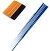 Station Mania Fascia blu parapolare, pellicola da posare su parabrezza, colore graduale riflettente, effetto specchio di tonalità cromo. Applicazione interna in alto per ombreggiatura e filtrazione