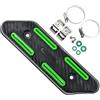 NZHKAPLR Adatto per Honda per Yamaha per Kawasaki Protezione scudo termico di scarico per moto coperchio tubo marmitta Copri scarico moto(Green)