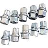 Ymnilian Bulloni Antifurto Per Ruote 5 pezzi antifurto ruota bullone dado di bloccaggio chiave adattatore #000-#009 adatto for Bora Golf Jetta Passat adatto for Audi A4 A6 A8 TT Q7 Q5(001 11 teeth)