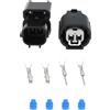 VGOL 1 Set 2 Pin Auto Press Switch Maschio Femmina Connettore 6188-0589 6189-0890 con Terminali Compatibile con Honda