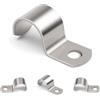 RUGLAMZHIP 10 Morsetto per Tubi, Morsetti per Tubi a Foro Singolo, M25 Collari per Tubi in Acciaio Inox V2A, Morsetti per Cavi, Supporto Staffe per Tubi Cavi da 25 mm, Fascette Stringitubo per Tubo Acqua