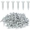 Keadic Set di 300 chiodi in feltro galvanizzato da 2,5 cm, perni a testa larga da 25 mm, chiodo hardware per la casa per coperture in feltro isolante pellicola in schiuma per asfalto singolo fissaggio