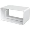 Nordborn Tubi di ventilazione ed elementi per tubi di ventilazione (connettore a canale piatto 110 x 55 mm)