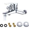 yqdnboi Miscelatore vasca da bagno, con accessori, Rubinetto per vasca da bagno, Kit Rubinetto Vasca, Miscelatore Vasca, Rubinetto Vasca, Rubinetto miscelatore per vasca, adatto per bagni e vasche da bagno