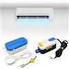 Bewinner Pompa Condensa HVAC per Mini Split AC, Pompa di Scarico Automatica 110-240 V con Portata 24 L/h, Sollevamento 33 Piedi, per Deumidificatore Forno Condizionatore d'aria - Ultra Silenziosa