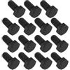 SG Store 15 x Bulloni esagonali sottili M10 x 1,25 passo 10,9 in acciaio legato per la fabbricazione di giocattoli applicazioni industriali costruzione 20 mm nero