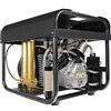 TUXING PCPCompressore d'aria,sistema di raffreddamento ad acqua e ventola integrato,filtro a doppia filtrazione,versione con arresto automatico,per bombole da sub per bombole di paintball (TXEDT032)
