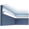 Orac Decor Orac Cornice soffitto parete CX188 Polistirene estruso (HDPS) primerizzato