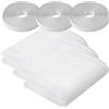 Yuknees Zanzariere Finestre 3 Pezzi Regolabile Zanzariera Universale Finestra Adesiva Retina Protezione Grande 150x200cm (Bianco)